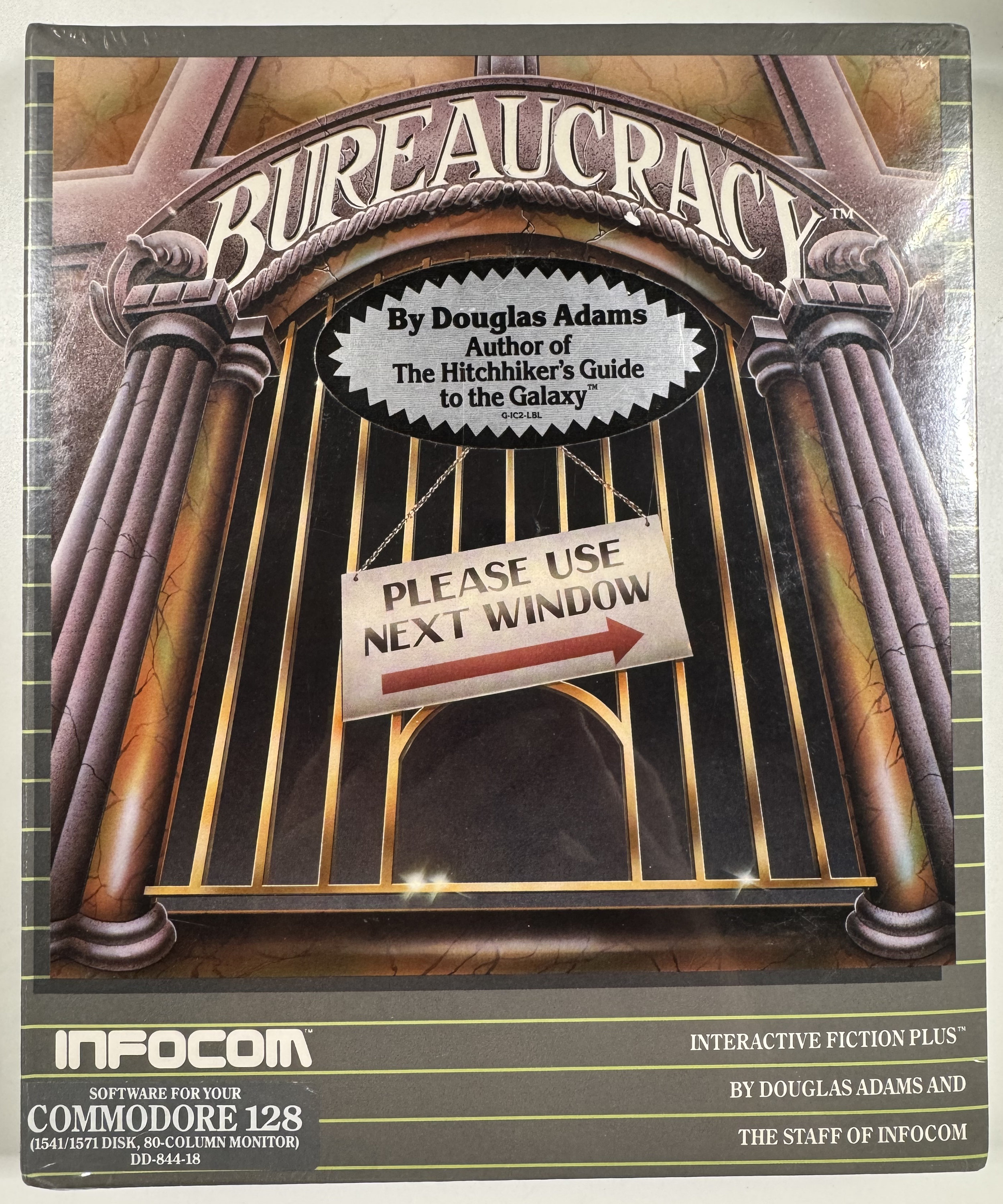 Front of Michael’s sealed Commodore 128 copy