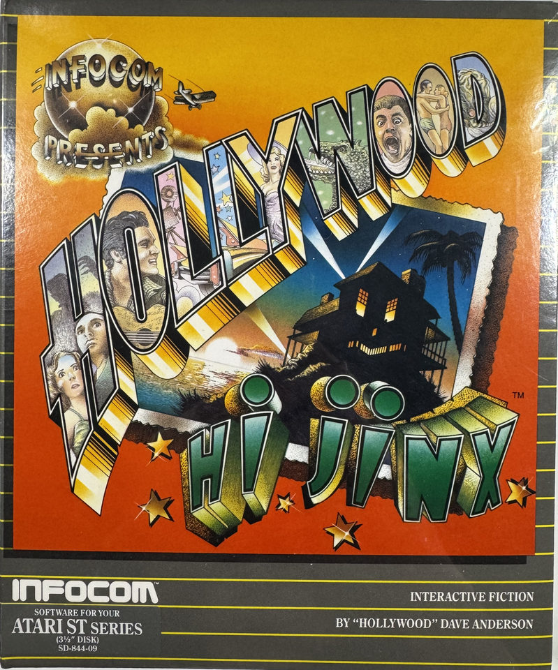 Hollywood Hijinx grey-box cover