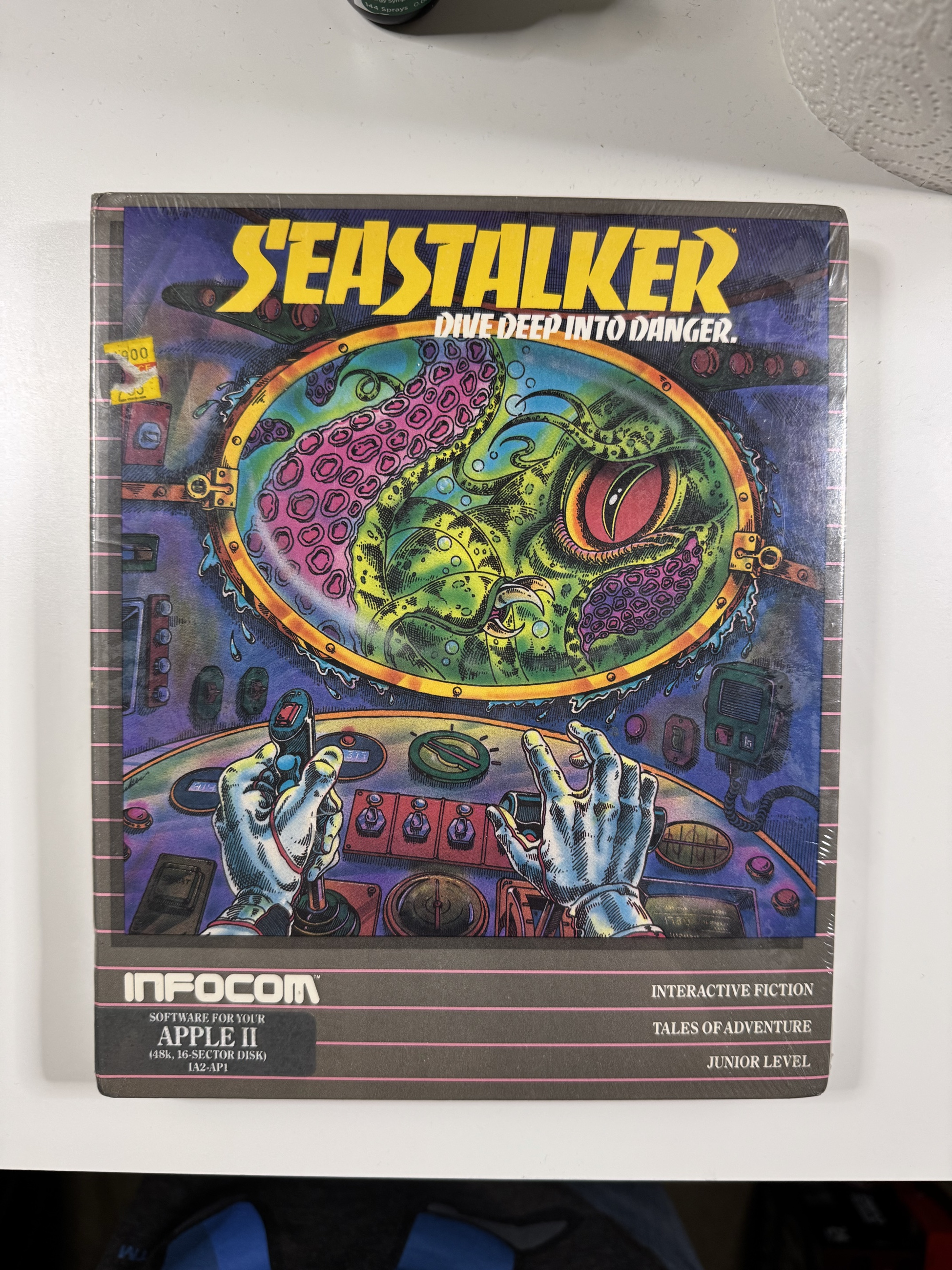 Front of Michael’s sealed Apple II copy