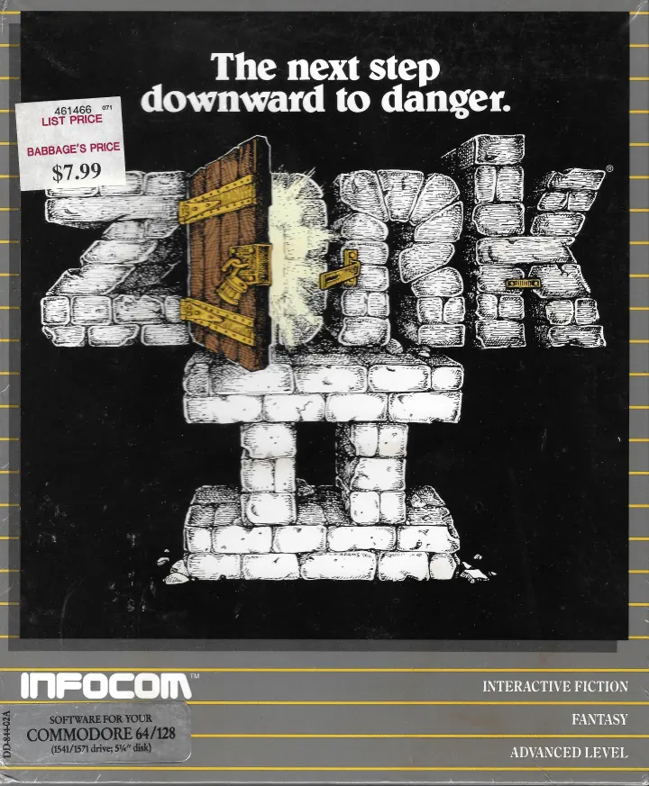 Zork II grey-box cover
